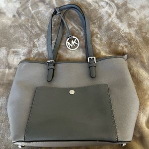 Michael Kors Handbag/Purse Dark Grey And Grey